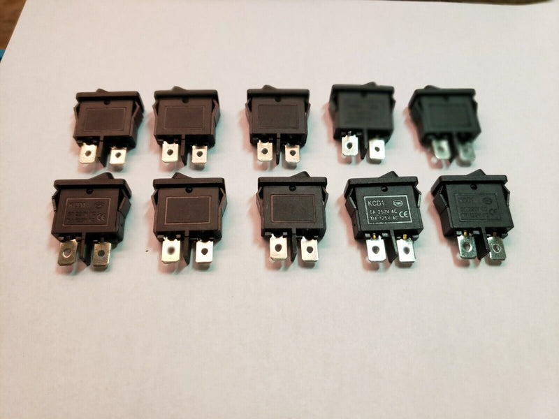 Load image into Gallery viewer, 5Pcs 2 Pin KCD1 Switch 20L* 9w * 25h mm 6A 250V 10A 125V USA ship/sold