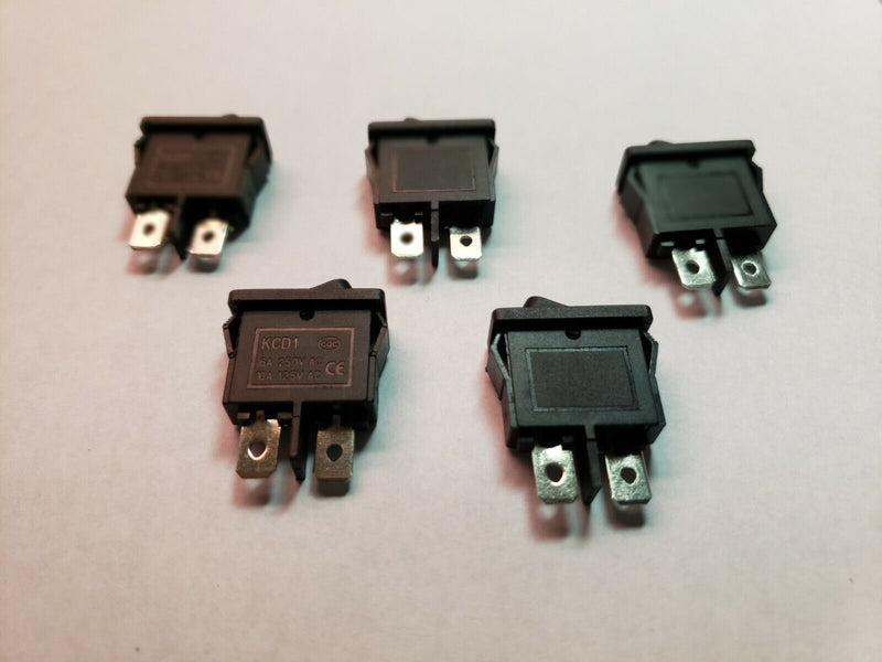Load image into Gallery viewer, 10Pcs 2 Pin Flat Rocker Switch 20 * 9 * 25mm 6A 250V 10A 125V