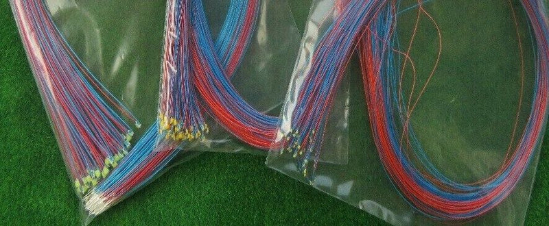Cargue la imagen en el visor de la galería, 10Pcs Pre Wired 402/603/805/1206 SMD LED Light WITH RESISTORS many colors
