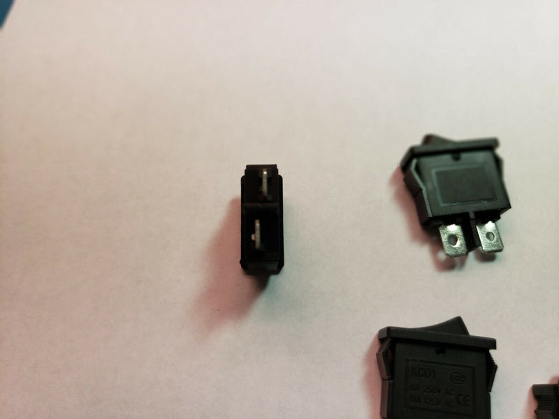 Load image into Gallery viewer, 10Pcs 2 Pin Flat Rocker Switch 20 * 9 * 25mm 6A 250V 10A 125V