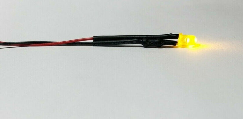 Load image into Gallery viewer, 5MM Pre Wired |12V  Built-in Resistors, white,red,green,and yellow 10pcs|usa s/h