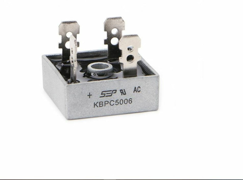 Cargue la imagen en el visor de la galería, 1PCS KBPC5006 Power Bridge Rectifier 50A 600V Metal Case Diode Bridge