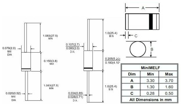 Load image into Gallery viewer, 10pcs 1N4148 Diode DO-35 100V 200mA Switching Signal Diode