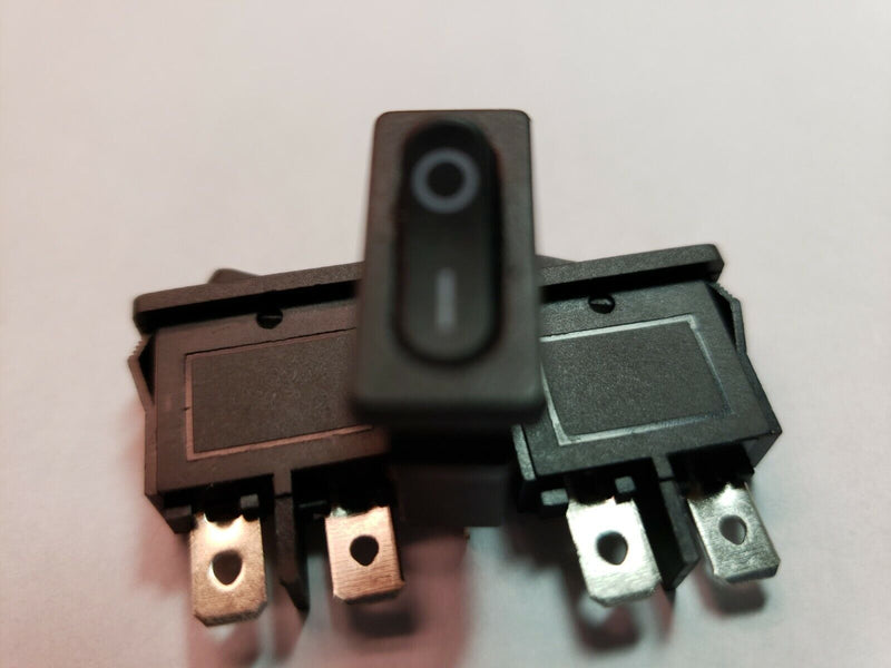 Load image into Gallery viewer, 10Pcs 2 Pin Flat Rocker Switch 20 * 9 * 25mm 6A 250V 10A 125V