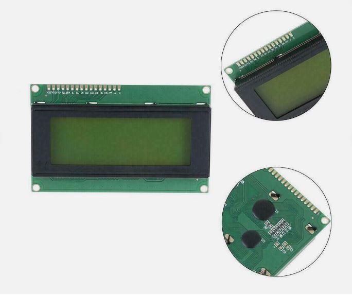 Load image into Gallery viewer, LCD 2004+12C Yellow B/lit Character Module Display Screen For Arduino HD44780