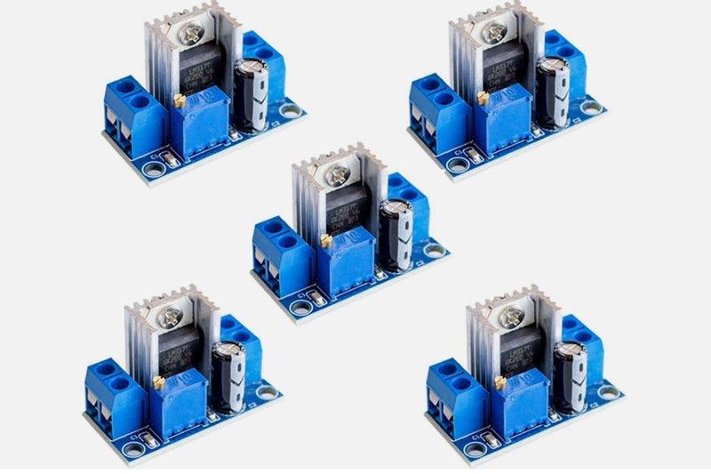 Cargue la imagen en el visor de la galería, 5pcs LM317 DC-DC Converter Adjustable Linear Regulator Step Down Circuit Board