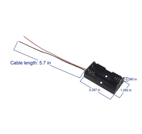 Load image into Gallery viewer, AA Batery Holder With Leads