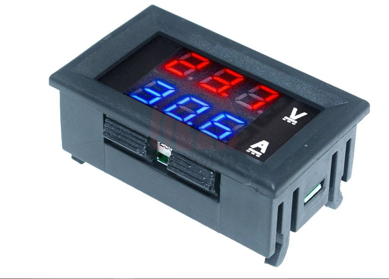 Load image into Gallery viewer, DC 0-100V 50A Digital LED Voltmeter Ammeter Volt tester w/Meter shunt 12v 24v