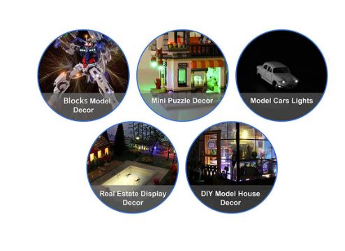 Cargue la imagen en el visor de la galería, Paquete de 10 unidades de LED litz SMD blanco cálido 603 con cables y resistencias.