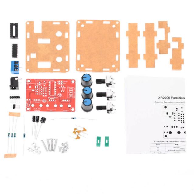 Load image into Gallery viewer, DC Function Signal Generator Kit Sine/Triangle/Square Wave 1Hz – 1MHz with case