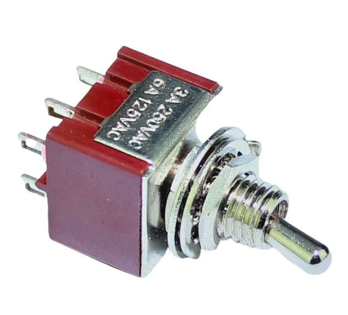 Load image into Gallery viewer, DPDT Mini Toggle Switch ON-OFF-ON
