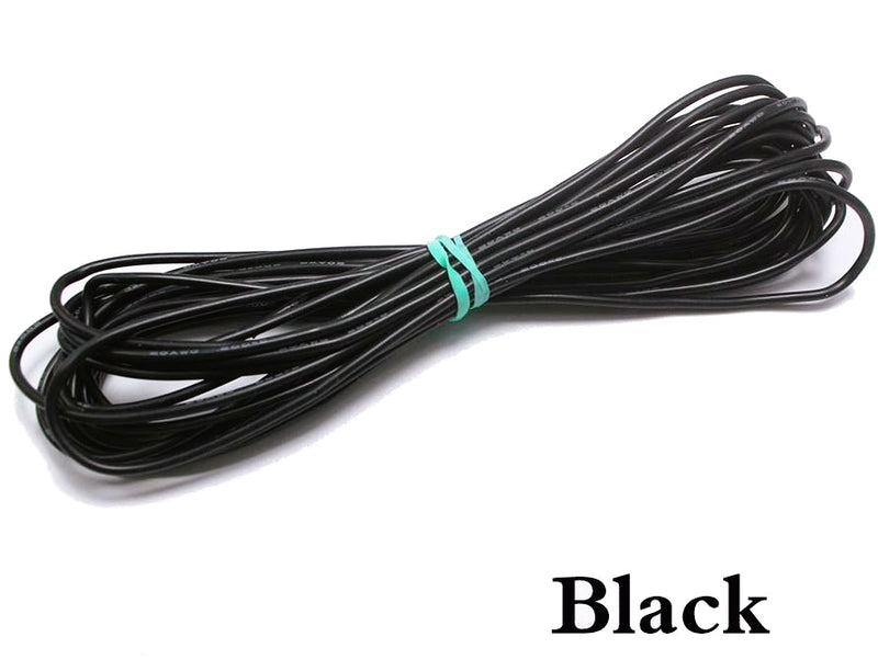 Load image into Gallery viewer, 30 Gauge Wire Black multi Qt lengths available
