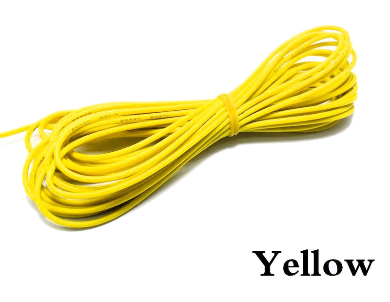 Load image into Gallery viewer, 30 Gauge Yellow Wire Multiple length Available