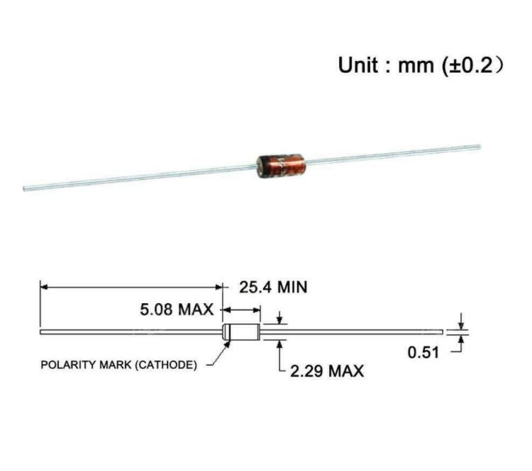 Cargue la imagen en el visor de la galería, 1N4148 Diodos DO-35