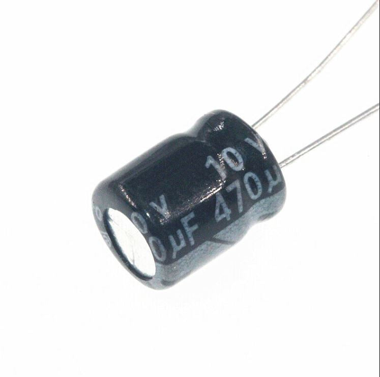 Cargue la imagen en el visor de la galería, Condensador de 470uf 10V vendido en paquetes de 4PCS y 10PCS