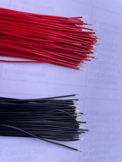 Load image into Gallery viewer, 200 CT Hook Up Wire  100CT Black And 100 CT Red