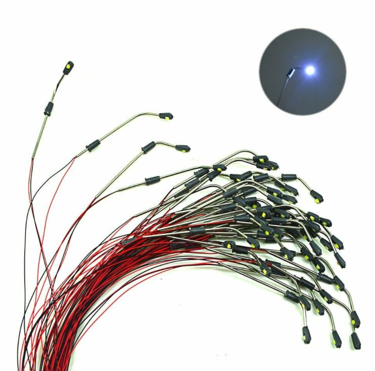 Cargue la imagen en el visor de la galería, Luces de calle O Scale, paquete de 10