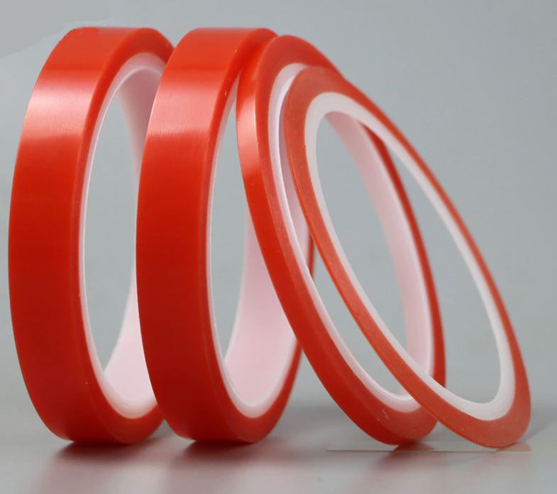 Load image into Gallery viewer, Red Double Sided Tape 2MM,3MM,5MM,8MM/100 Feet (25MM) Long