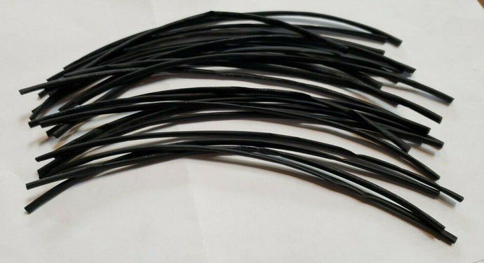 Heat Shrink Tube  10 PC AT 6 INCHES OF 1 MM  TUBING( 5 FEET)USA SELLER/SHIPPER