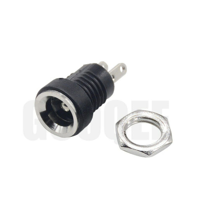 Load image into Gallery viewer, 5 PCS DC Power Supply Female Jack Socket Panel Mount 2.1mm x 5.5mm USA sell/ship
