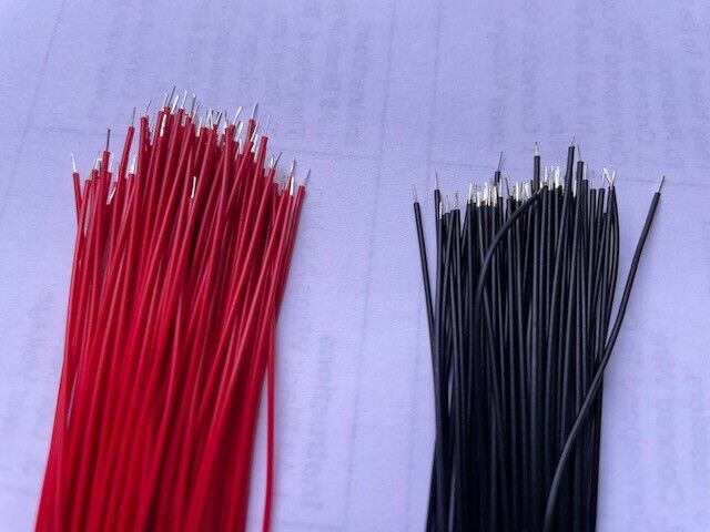 Breadboard Jumper 24AWG Cable Wires 100Pcs Connector Wires 10CM USA Made/Ships