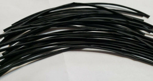 Heat Shrink Tube  10 PC AT 6 INCHES OF 1 MM  TUBING( 5 FEET)USA SELLER/SHIPPER