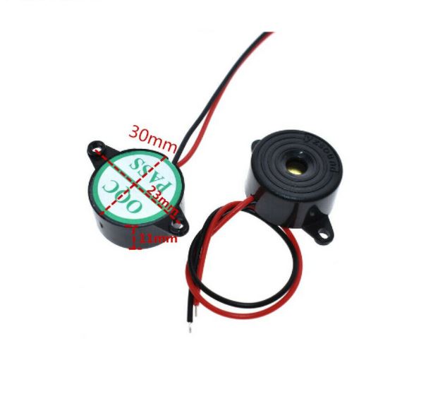 Load image into Gallery viewer, 2PCS Back UP Buzzer Alarm Piezo 3v to 24v Continuous Sound 12v DC 85DB To 95DB

