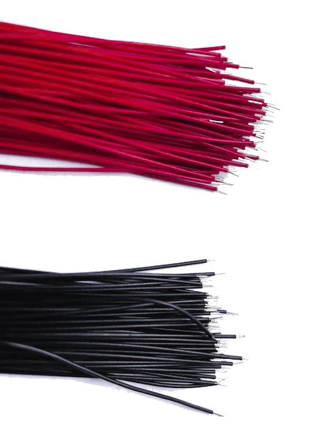 Cable de conexión de 200 CT, 100 CT negro y 100 CT rojo