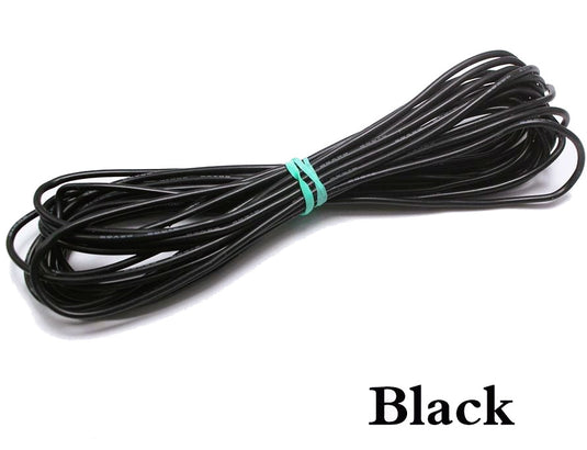 30 Gauge Wire Black multi Qt lengths available