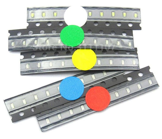 Paquete múltiple de luces SMD 603 QT y colores disponibles