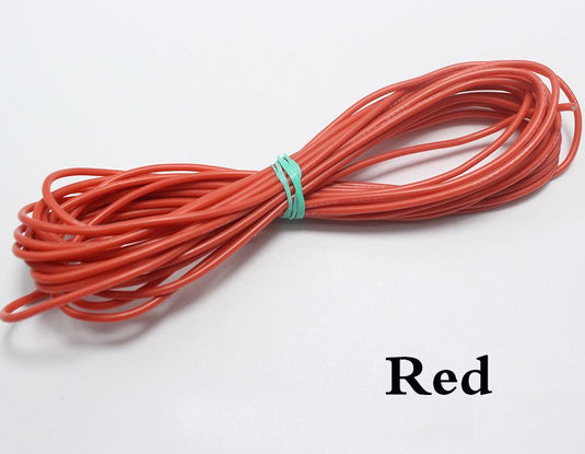 Cable rojo calibre 30, varios cuartos de galón disponibles